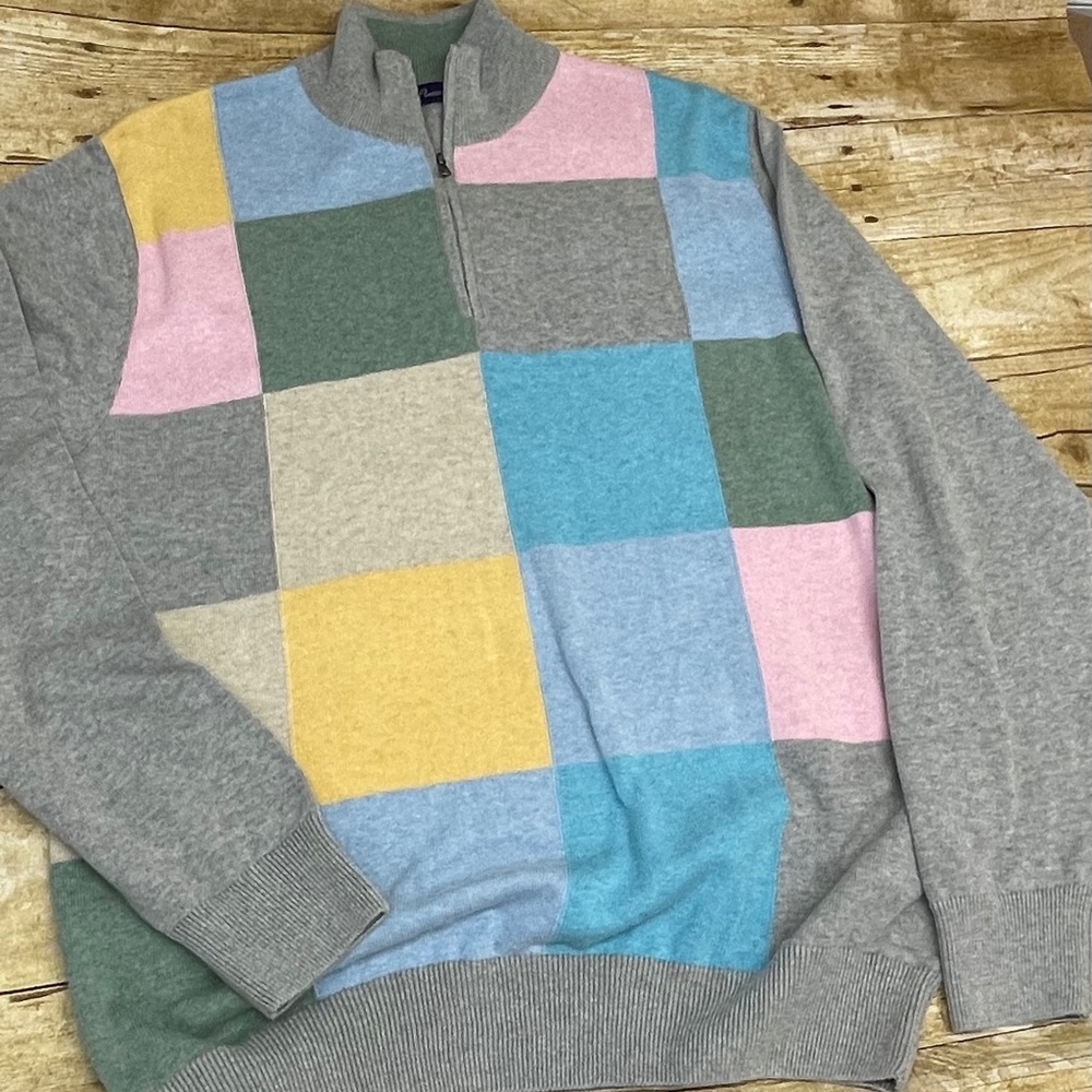 Alan Flusser 1/4 zip sweater